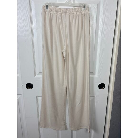 Zenana Cream Soft Lounge 2 Piece Set Size S NWOT Long Sleeve Pullover and Pants - Picture 3 of 13